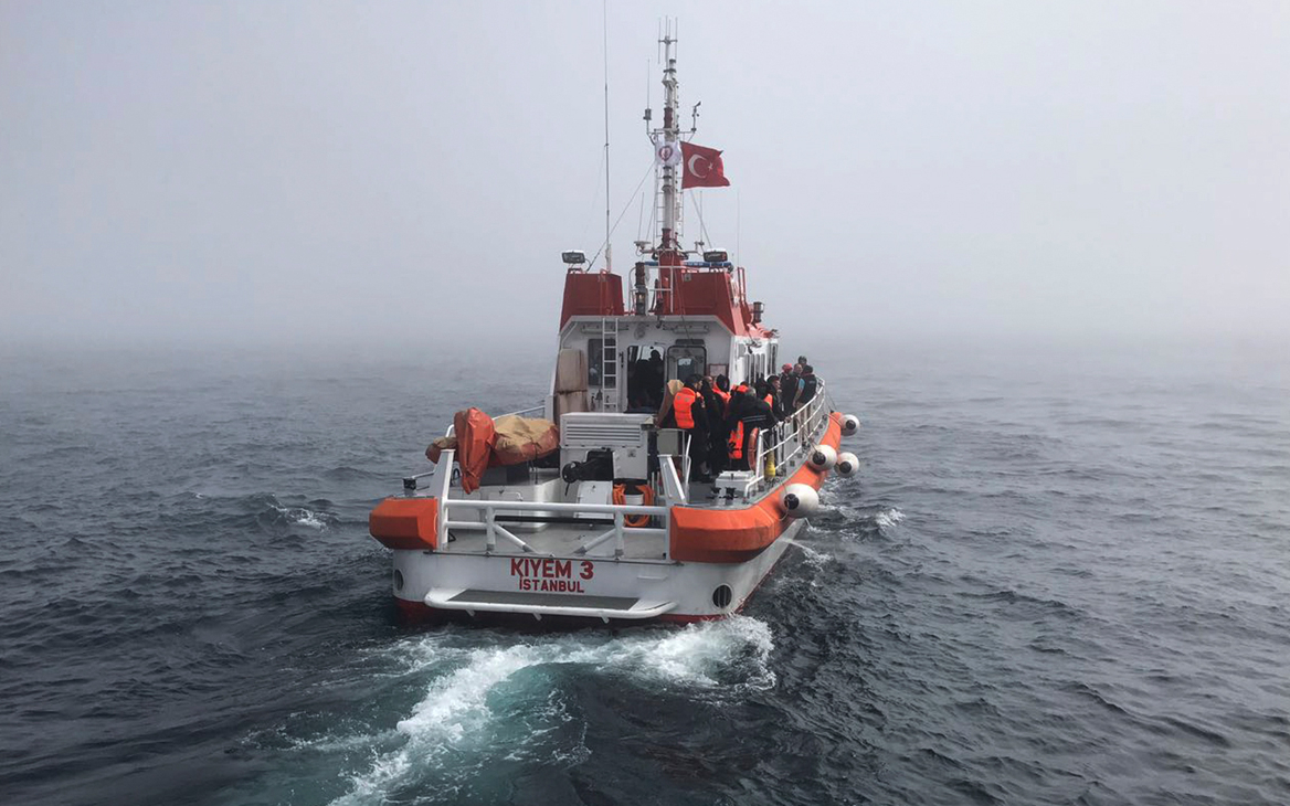 Российский сухогруз затонул в Черном море у берегов Турции