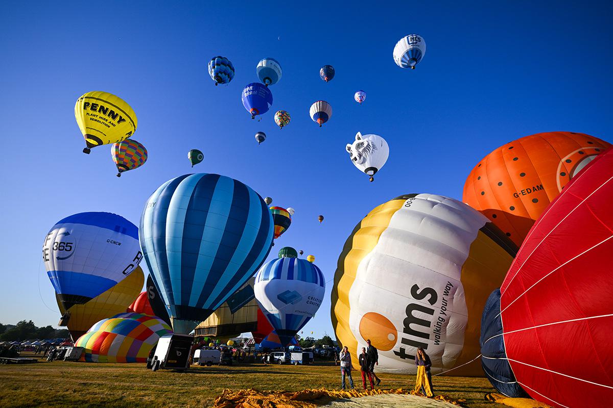Bristol International Balloon Fiesta — один из крупнейших фестивалей воздухоплавания в Европе