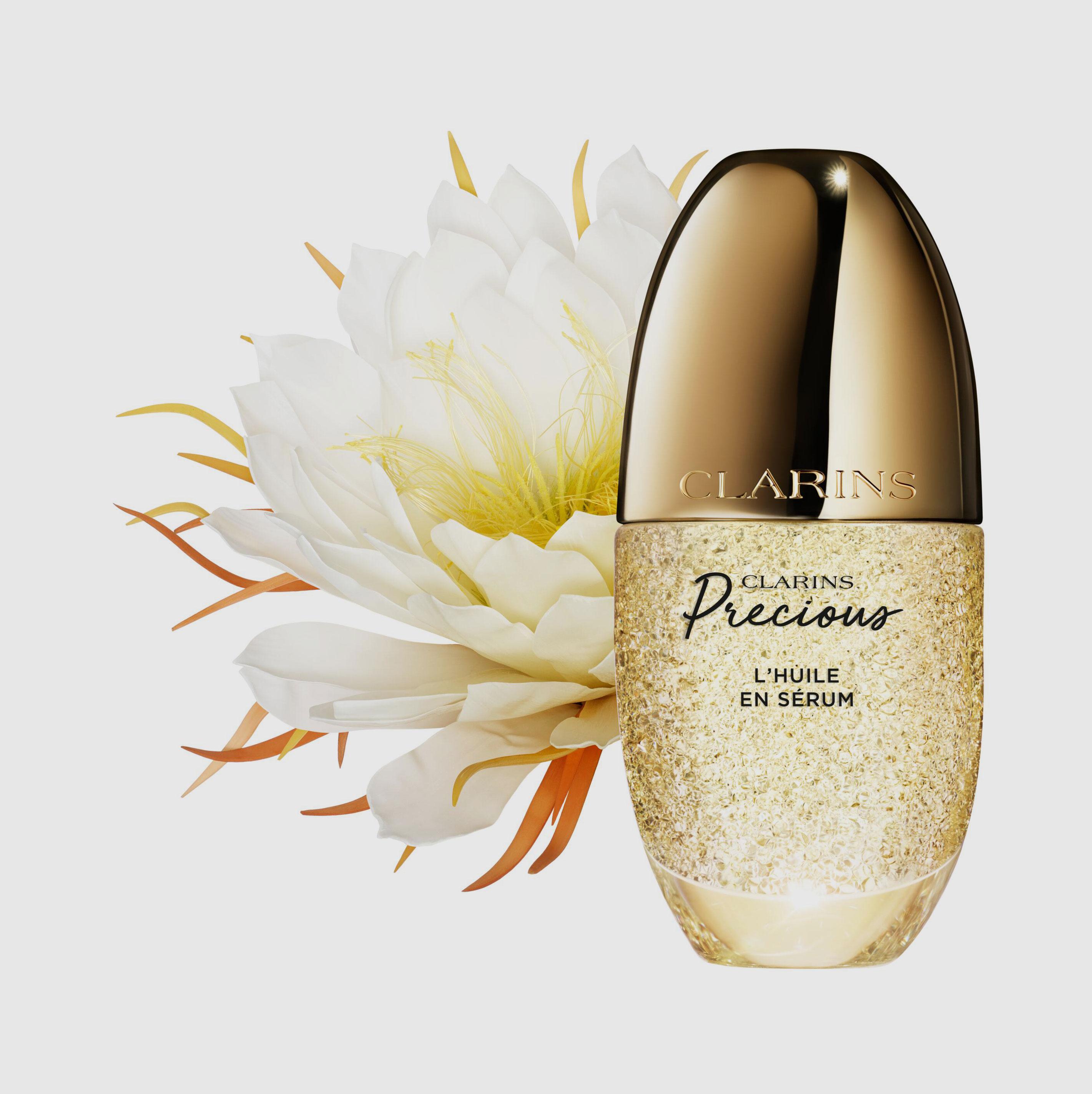 Ночная восстанавливающая сыворотка-масло для лица Clarins Precious