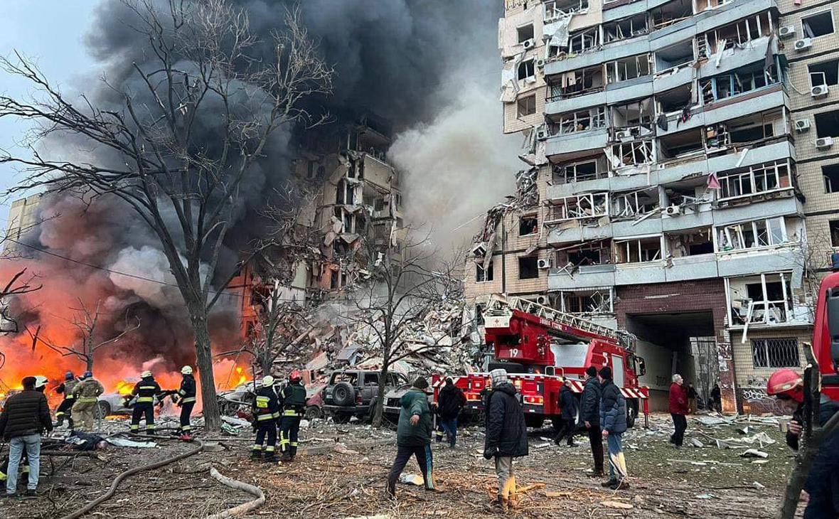 В Днепре после взрыва частично обрушилась жилая многоэтажка — РБК
