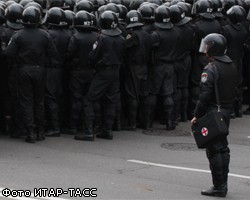 Спецназ Украины снес "городок" сторонников Ю.Тимошенко