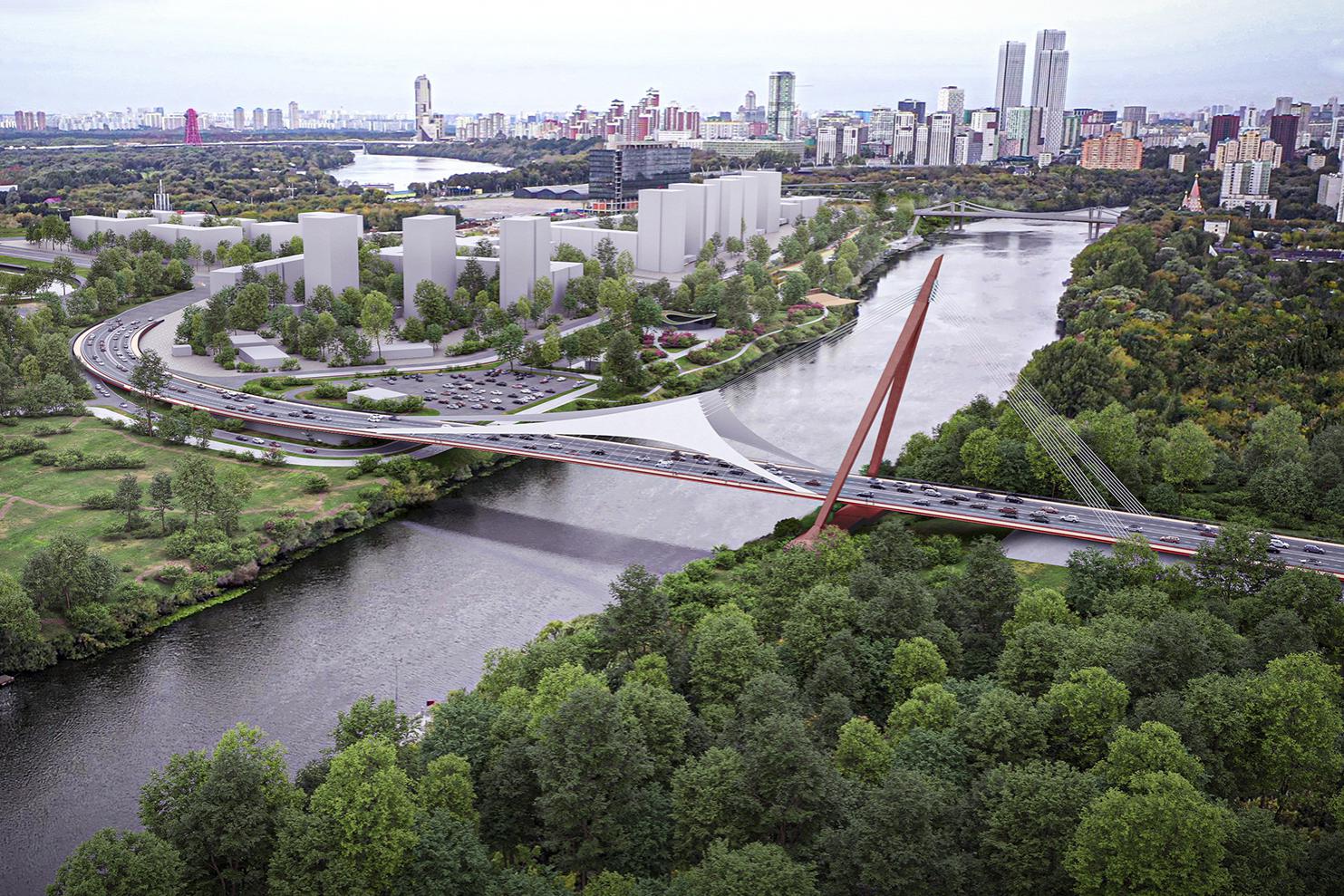 Проект моста на ул. Новозаводская