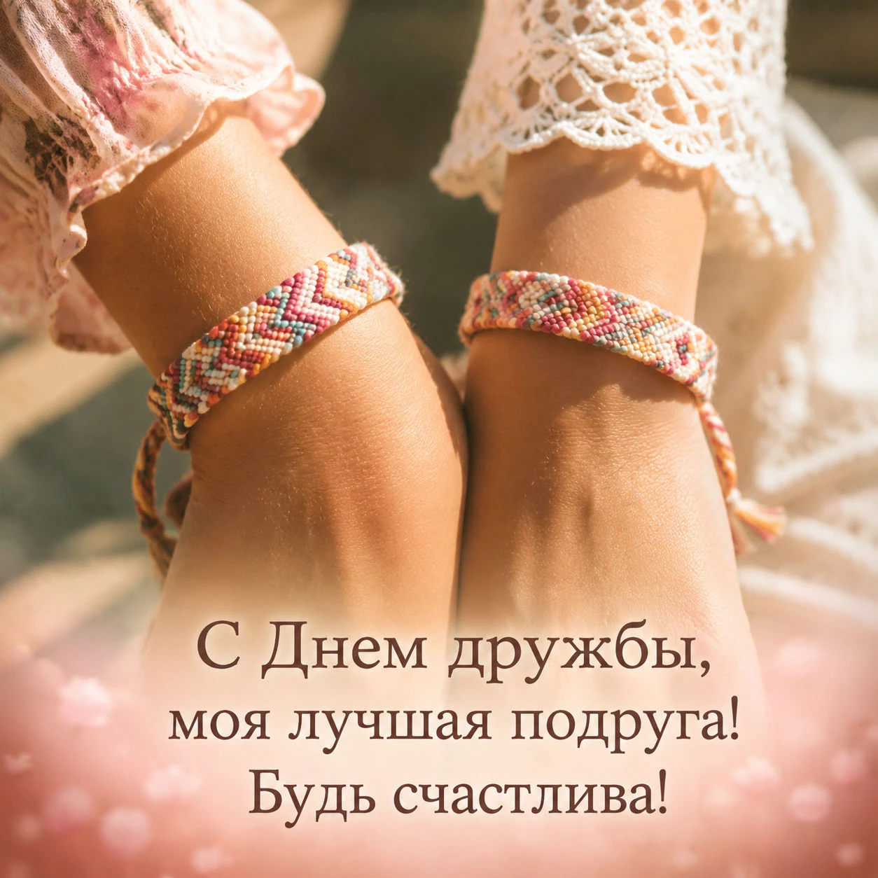 Открытка подруге ко Дню дружбы