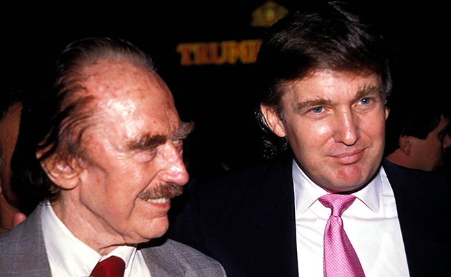 Фред и Дональд&nbsp;Трампы, 1989 год