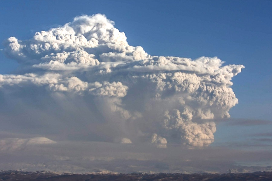 Фото: камчатская группа реагирования на вулканические извержения KVERT.