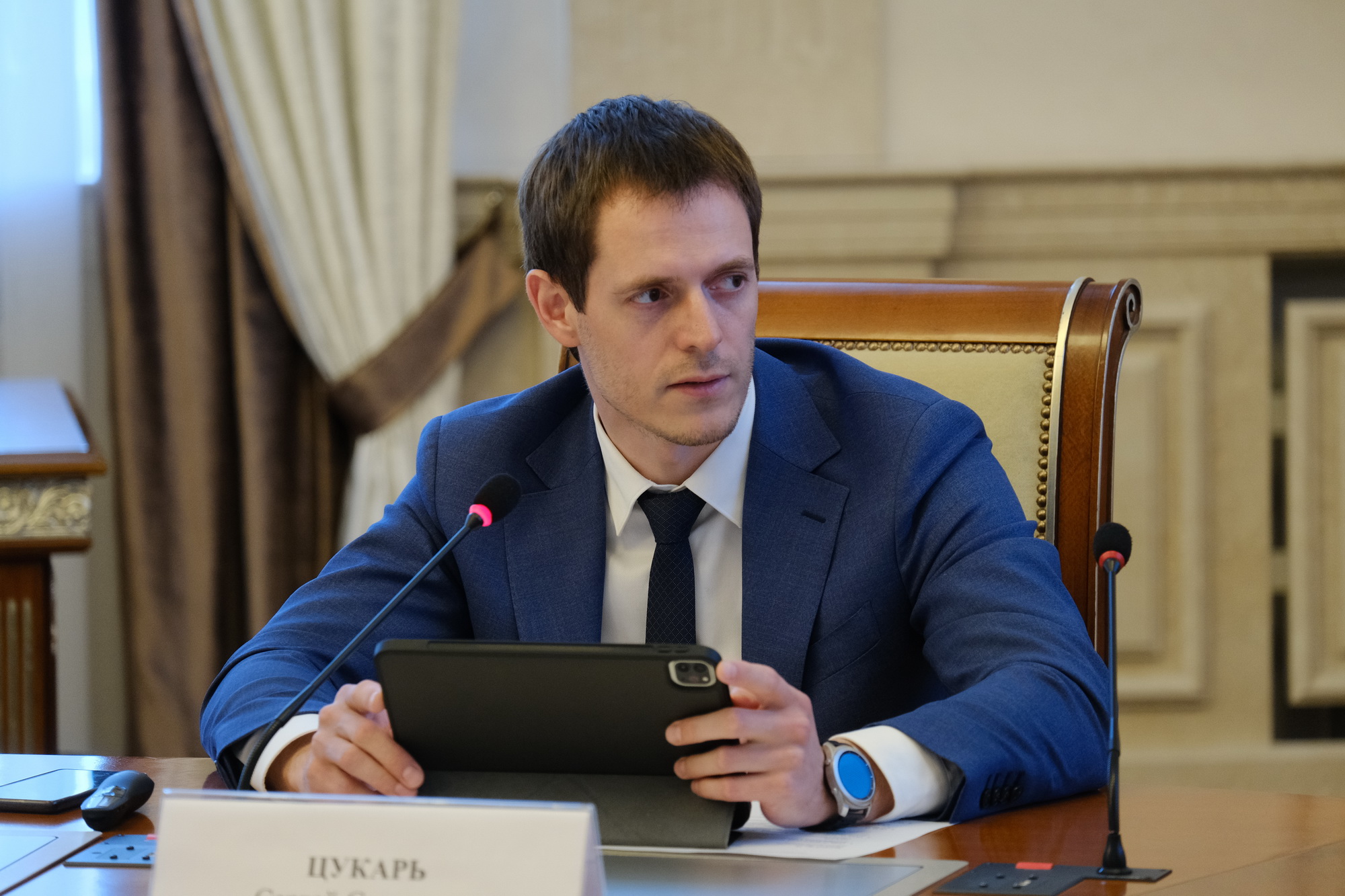 Министр Сергей Цукарь