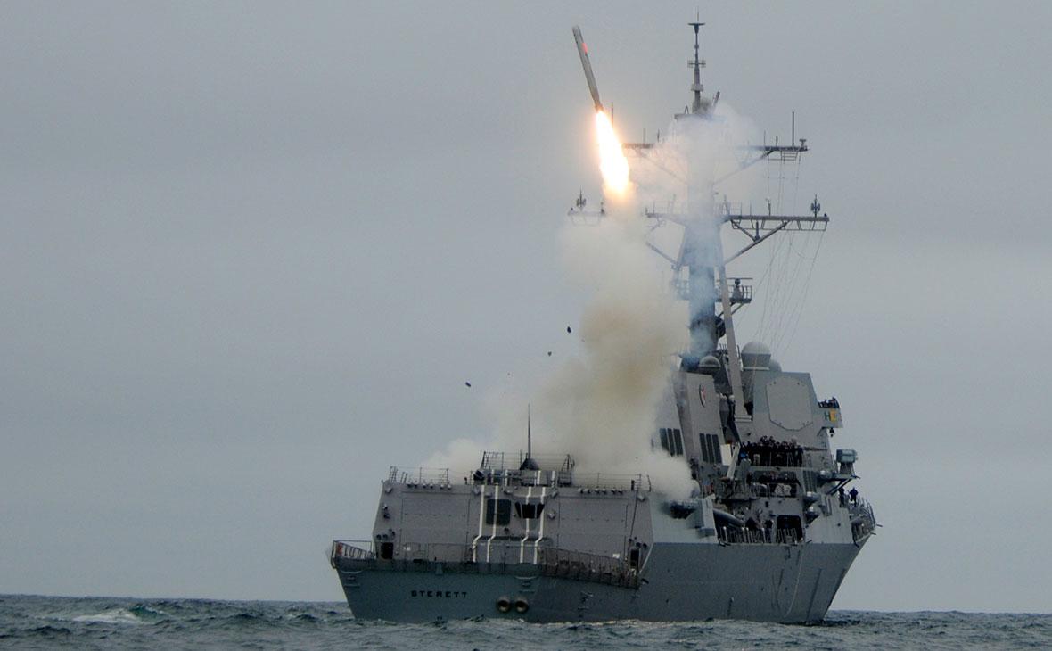 Запуск&nbsp;дальнобойной&nbsp;крылатой&nbsp;ракеты Tomahawk
