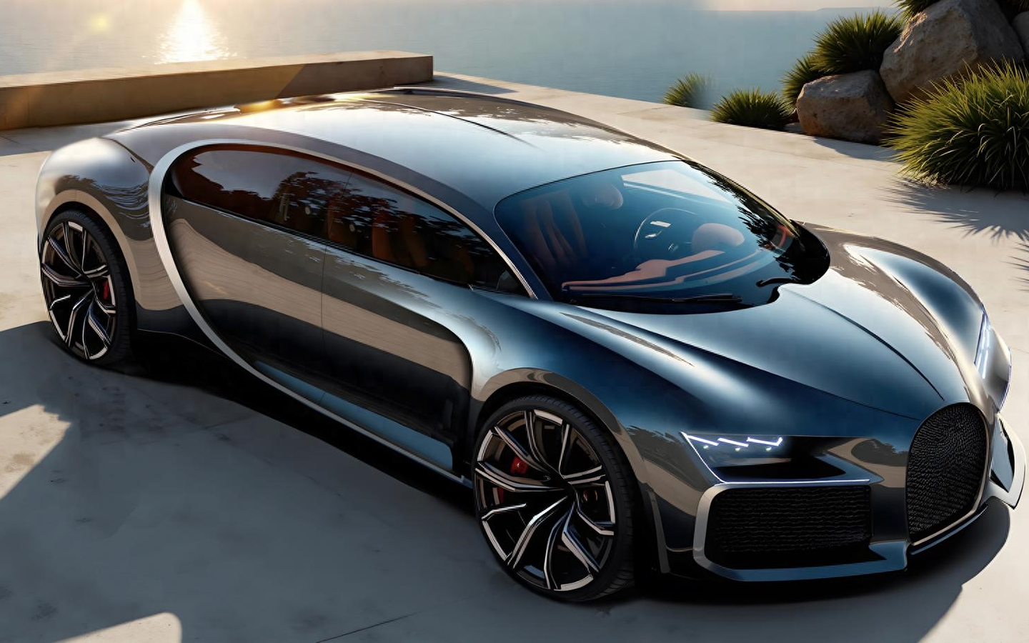 Электромобиль Dreame, дизайн которого напоминает Bugatti Chiron