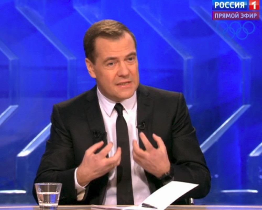 Д.Медведев: В России есть рост экономики, правда, небольшой