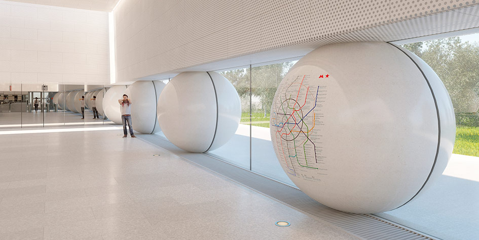 Москвичи выбрали дизайн трех новых станций метро