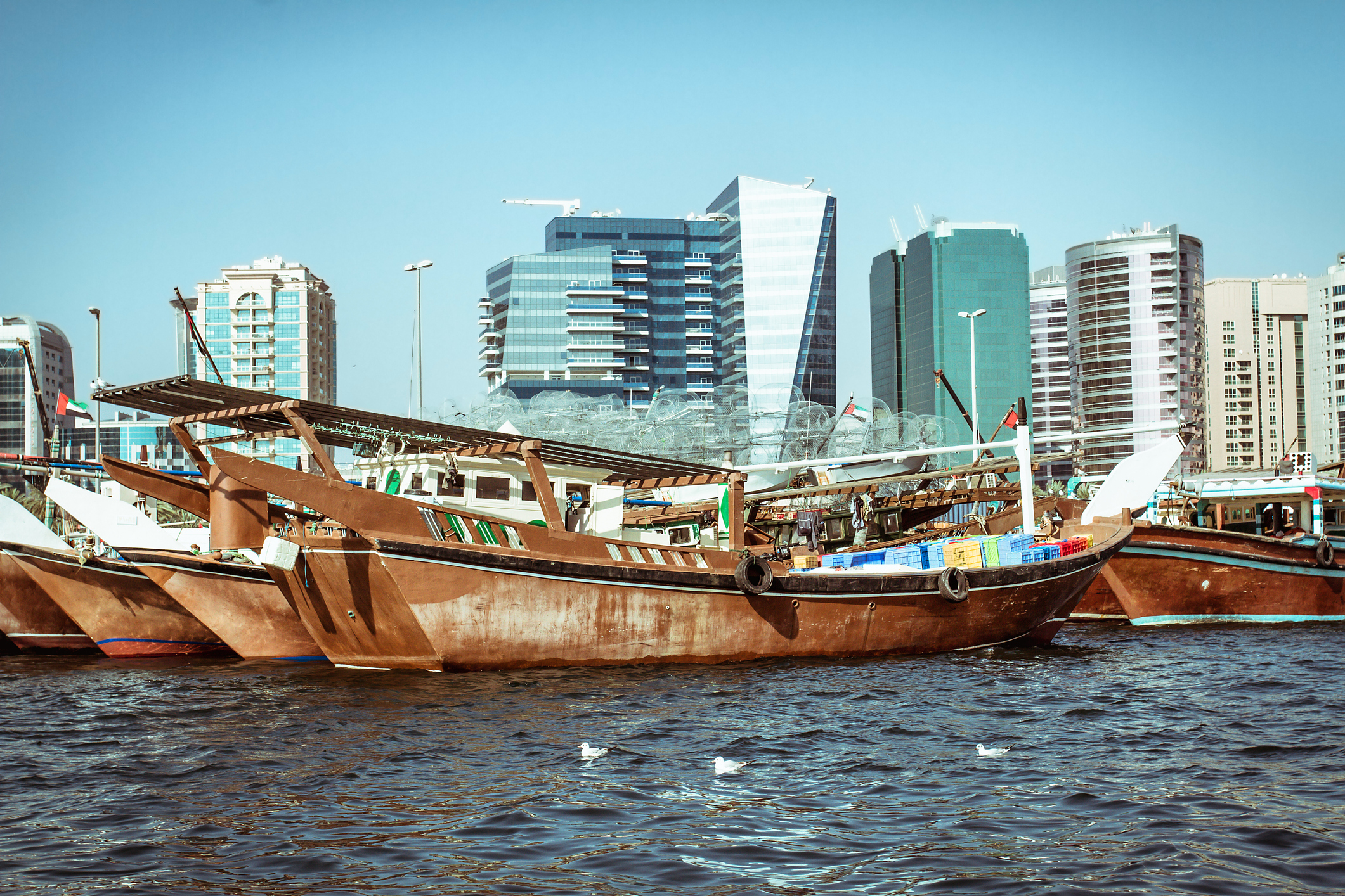 Арабские лодки дау