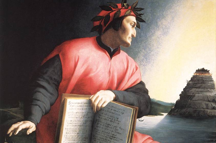 Аньоло Бронзино, &laquo;Аллегорический портрет Данте&raquo;, фрагмент