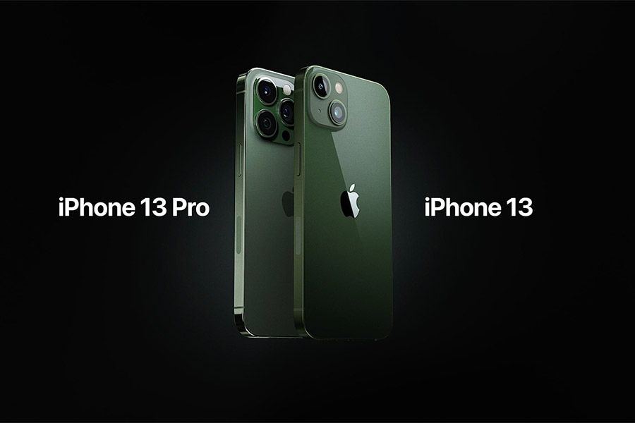 iPhone 13 и iPhone 13 Pro в новом зеленом цвете
&nbsp;