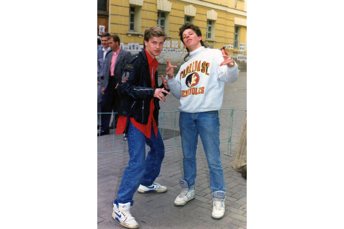 Андрей Котов (Дэн) и Антон Генералов (Крыс). 1989 год