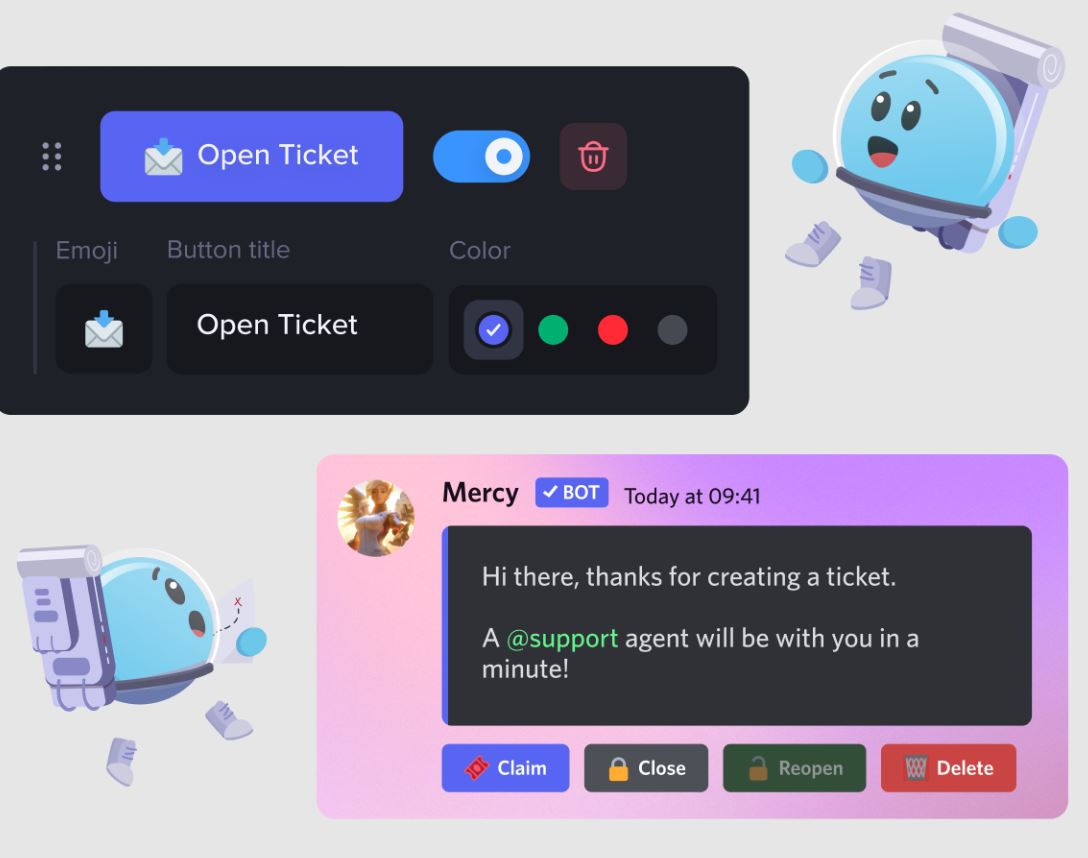 Бот MEE6 для организации и модерации каналов
