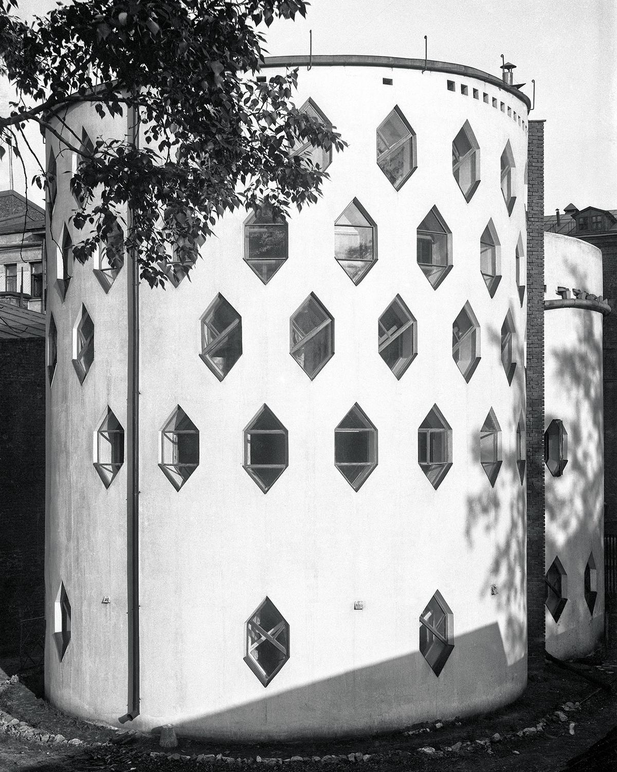 Экспериментальный дом-мастерская К. С. Мельникова.&nbsp;1932 год