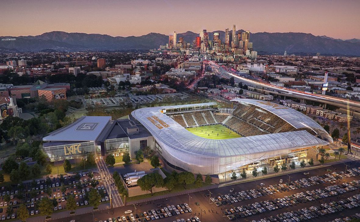 Banc of California Stadium (Лос-Анджелес, США). Вместимость 22 000 зрителей, сроки строительства &mdash; 23 августа 2016г. &mdash; 21 апреля 2018г., стоимость строительства &mdash; $350 млн.
