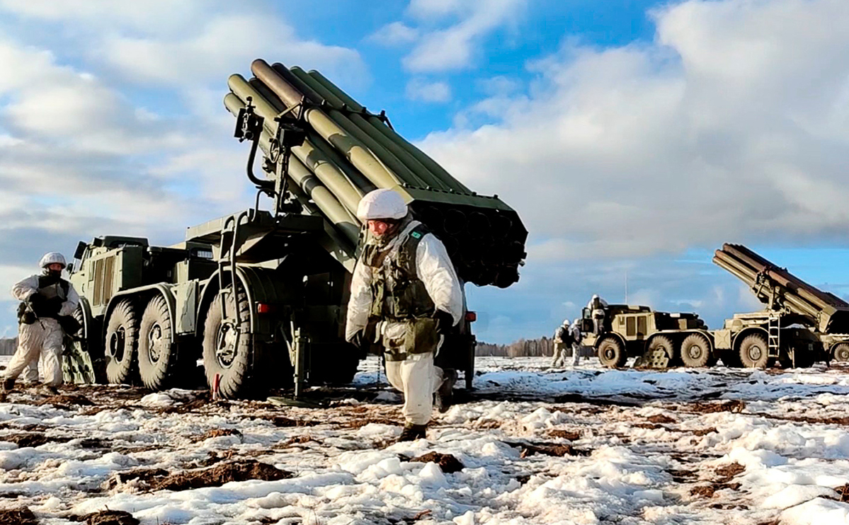 Учения в Белоруссии 2022 военные с Россией