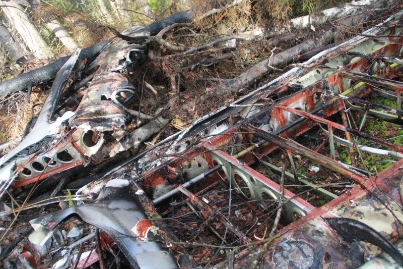 МВД распространило кадры с места обнаружения пропавшего Ан-2