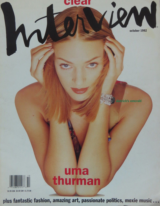 Ума Турман, обложка 1992 года
