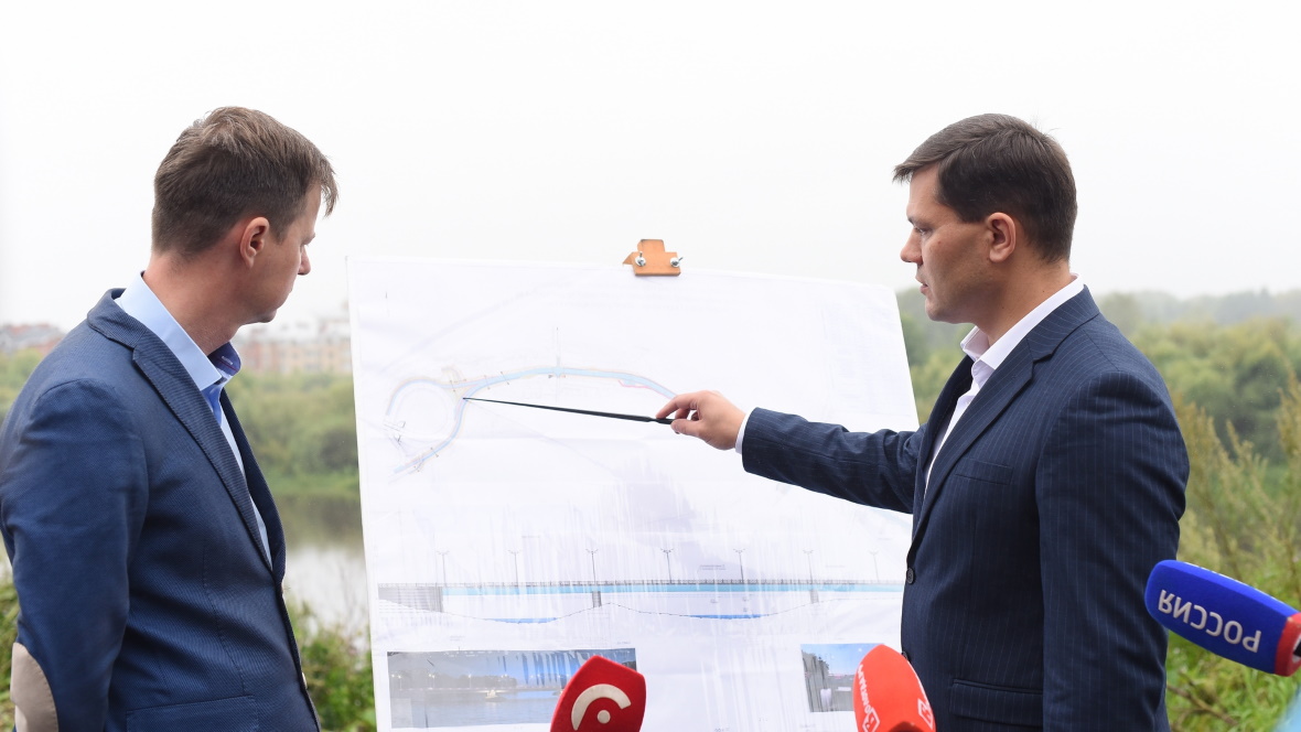 Мэру Вологды представили измененный проект будущего Некрасовского моста