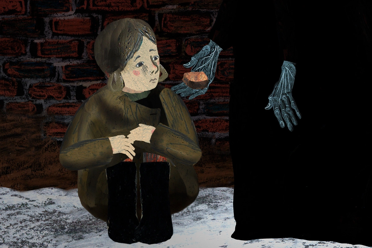 Кадр из анимационного проекта «Блокадные судьбы»