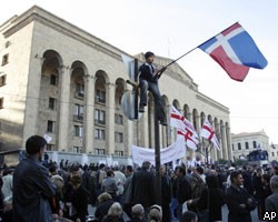 Несколько участников митинга оппозиции в Грузии были избиты