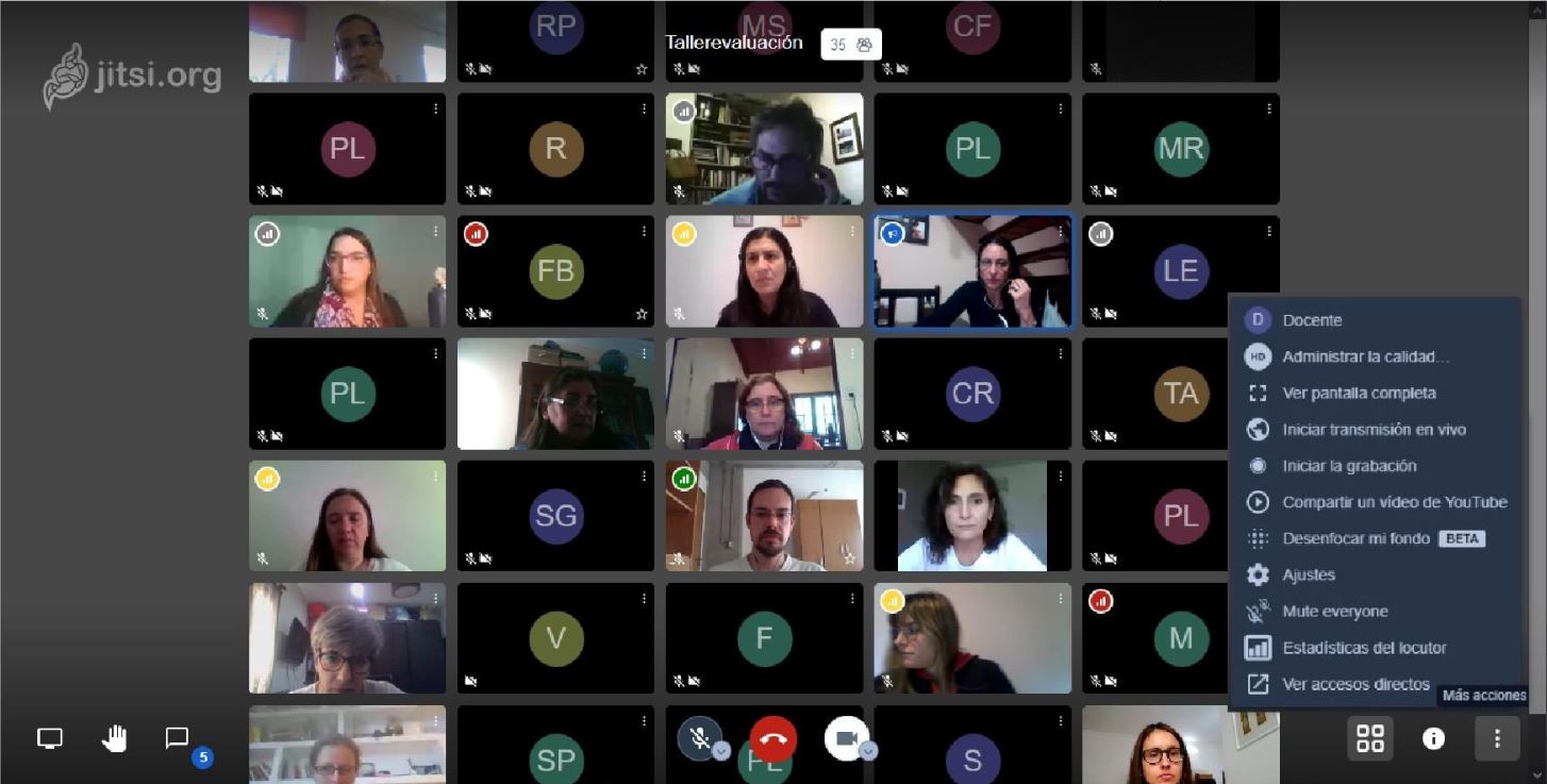 Интерфейс Jitsi Meet