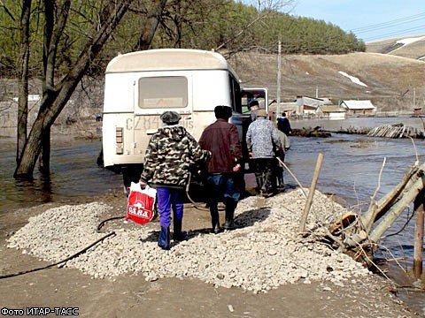 Весенние паводки в России 