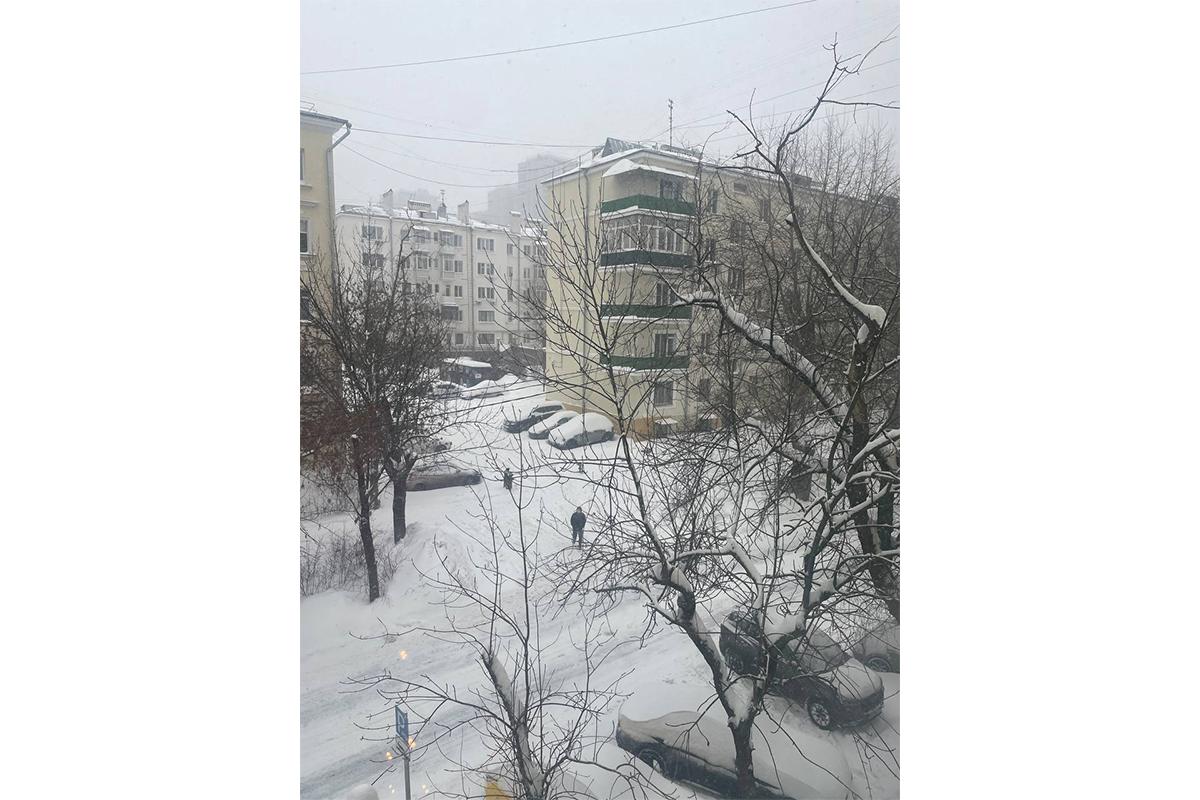 Cнегопад в Москве, 9 января 2026 года