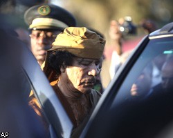 М.Каддафи назвал условия своей отставки