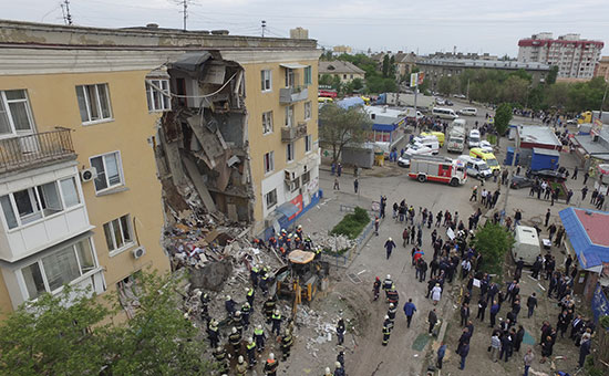 МЧС предупредило об угрозе разрушения аварийного дома в Волгограде