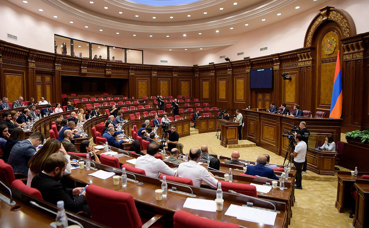 Заседание&nbsp;парламента Армении в Ереване