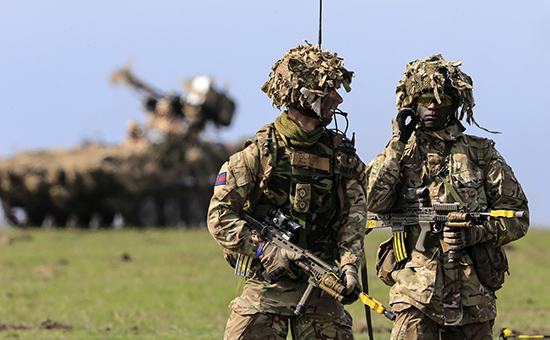 Солдаты стран НАТО на&nbsp;военных учениях. Архивное фото