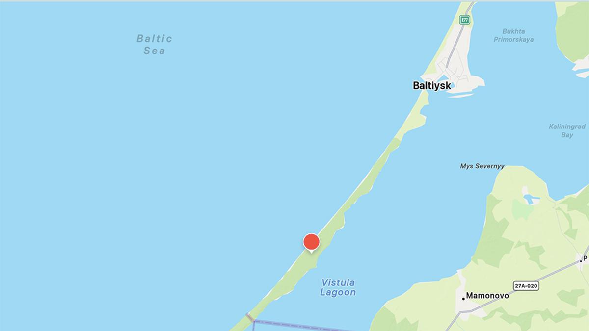 Крайняя западная точка России на карте