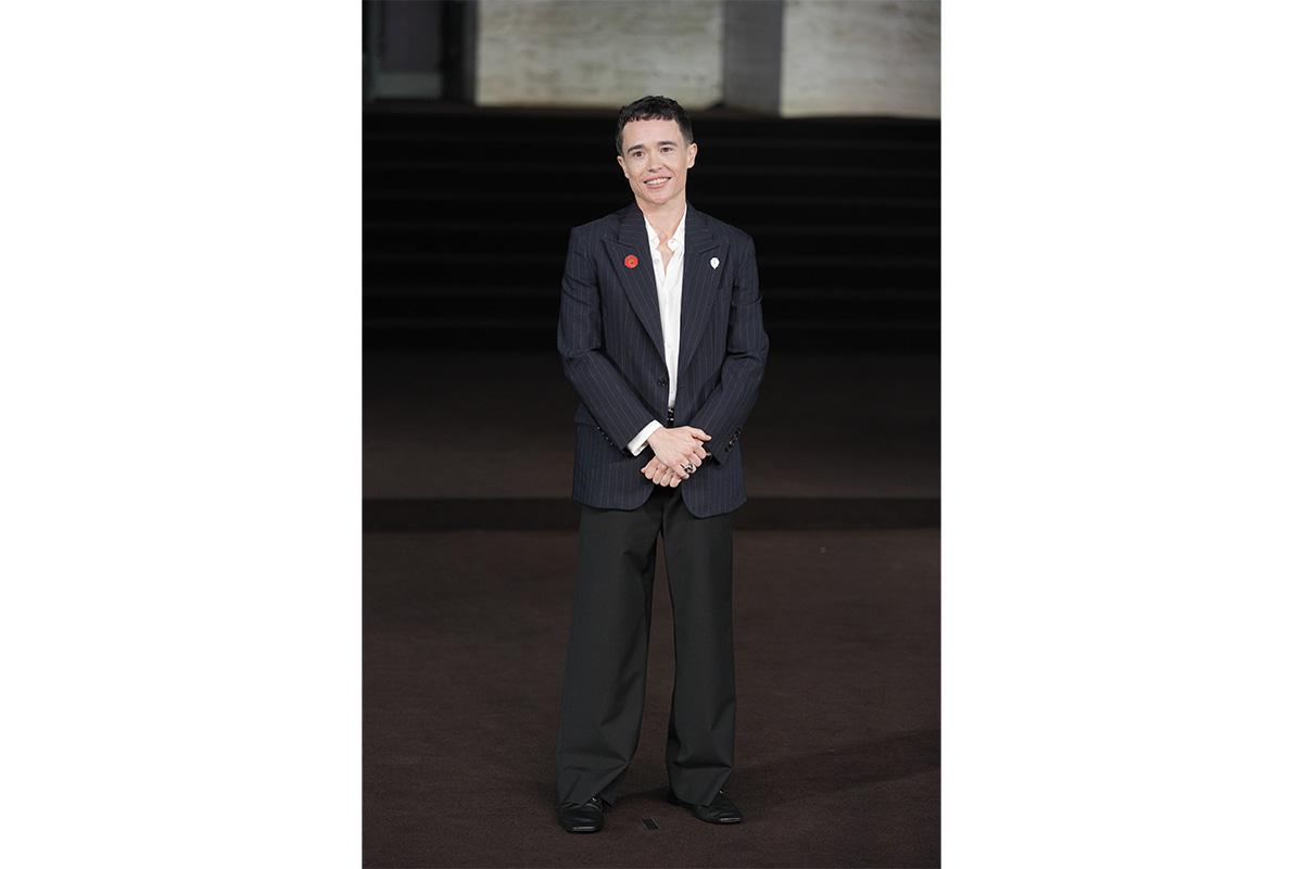 Эллиот Пейдж на модном показе Gucci в рамках Недели моды в Милане, 23 сентября 2025