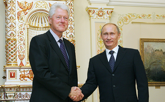 Владимир Путин&nbsp;​и Билл&nbsp;Клинтон
