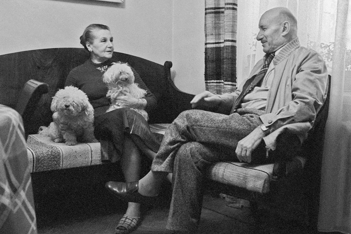 Тамара Макарова и Сергей Герасимов, 1980 год