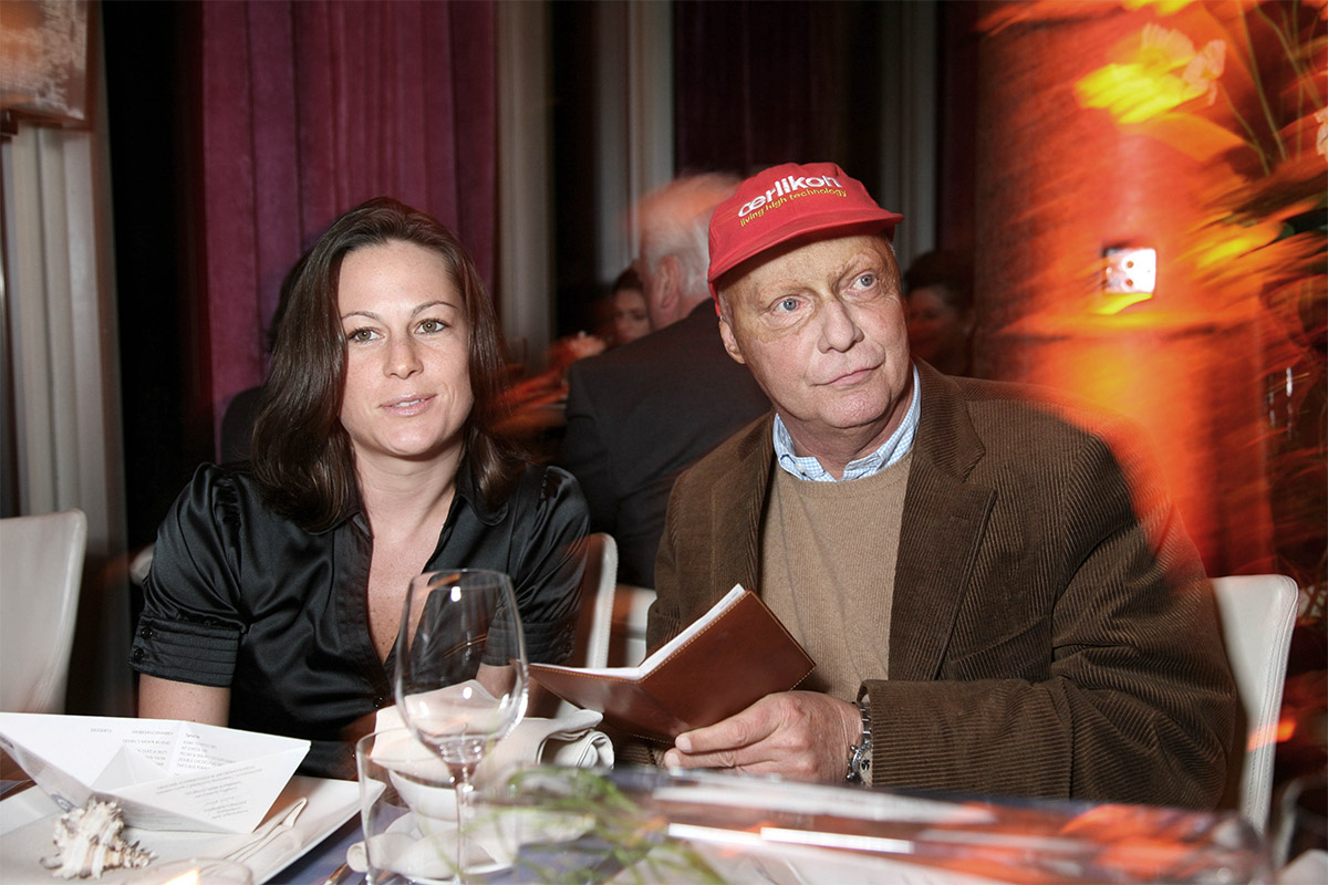 Биргит Ветцингер и Ники Лауда, 2007 год