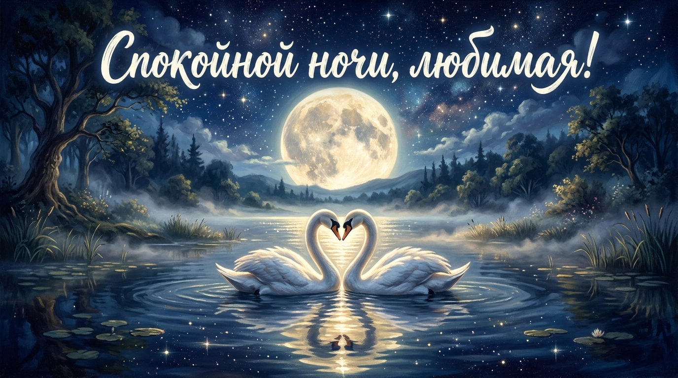 Открытки «Спокойной ночи!» для родных и любимых: 25 уютных картинок