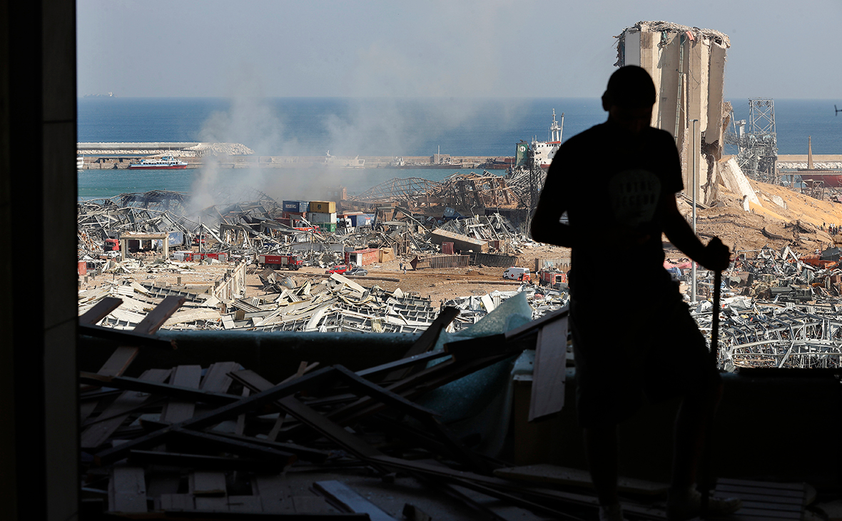 Фото до взрыва в бейруте и после взрыва