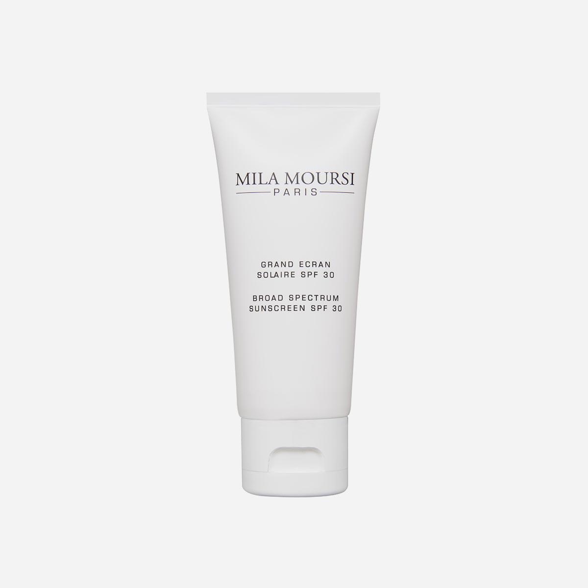 Солнцезащитный крем-экран с широким спектром действия Broad Spectrum Sunscreen SPF 30, Mila Moursi, 21 150 руб. (&laquo;Рив Гош&raquo;)