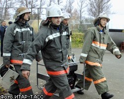 Пожар в общежитии на западе Москвы