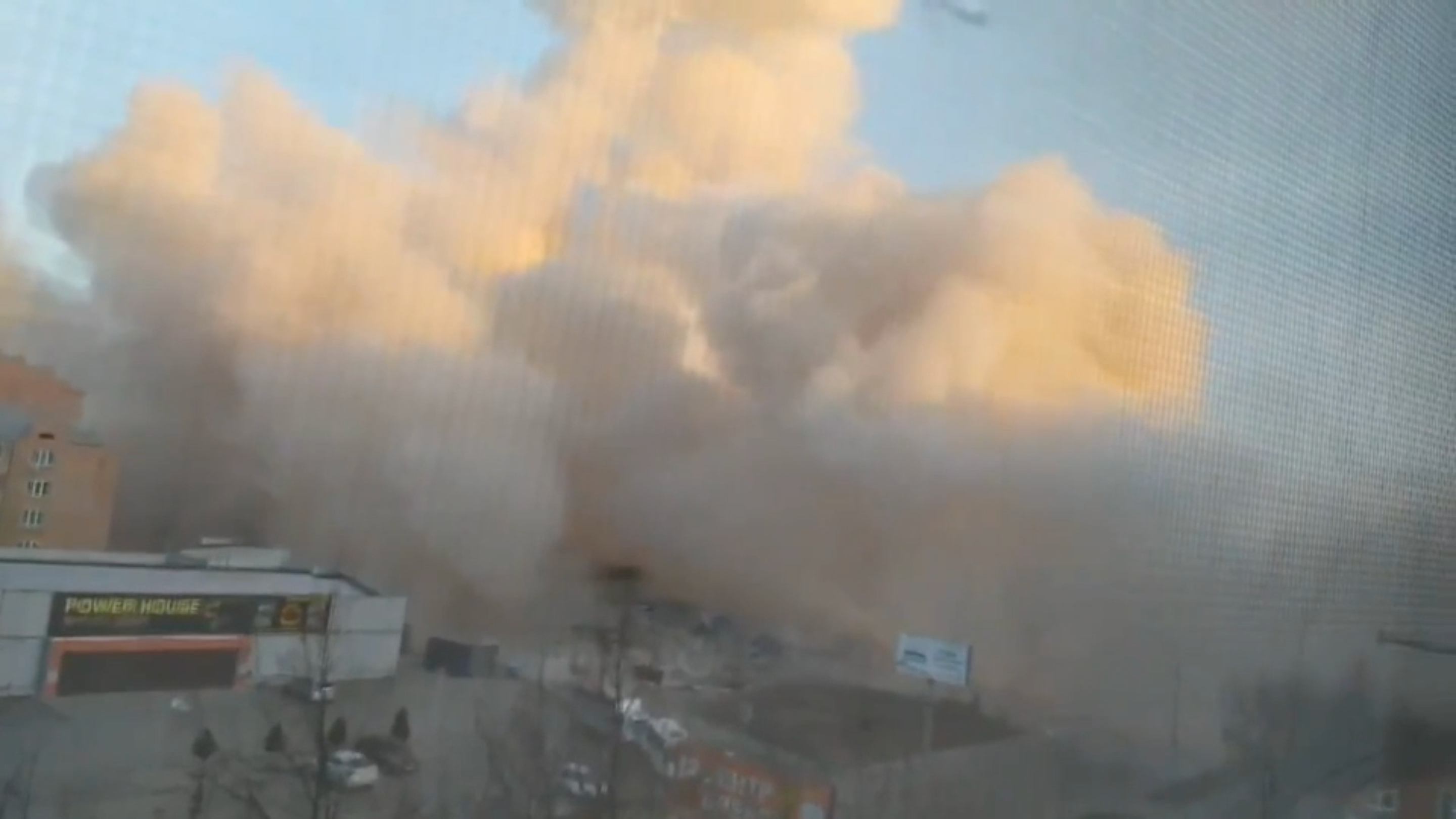 Последствия взрыва во Владикавказе. Видео