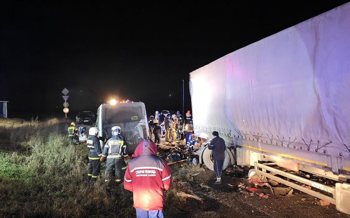 В Пермском крае произошло смертельное ДТП с участием автобуса и фуры