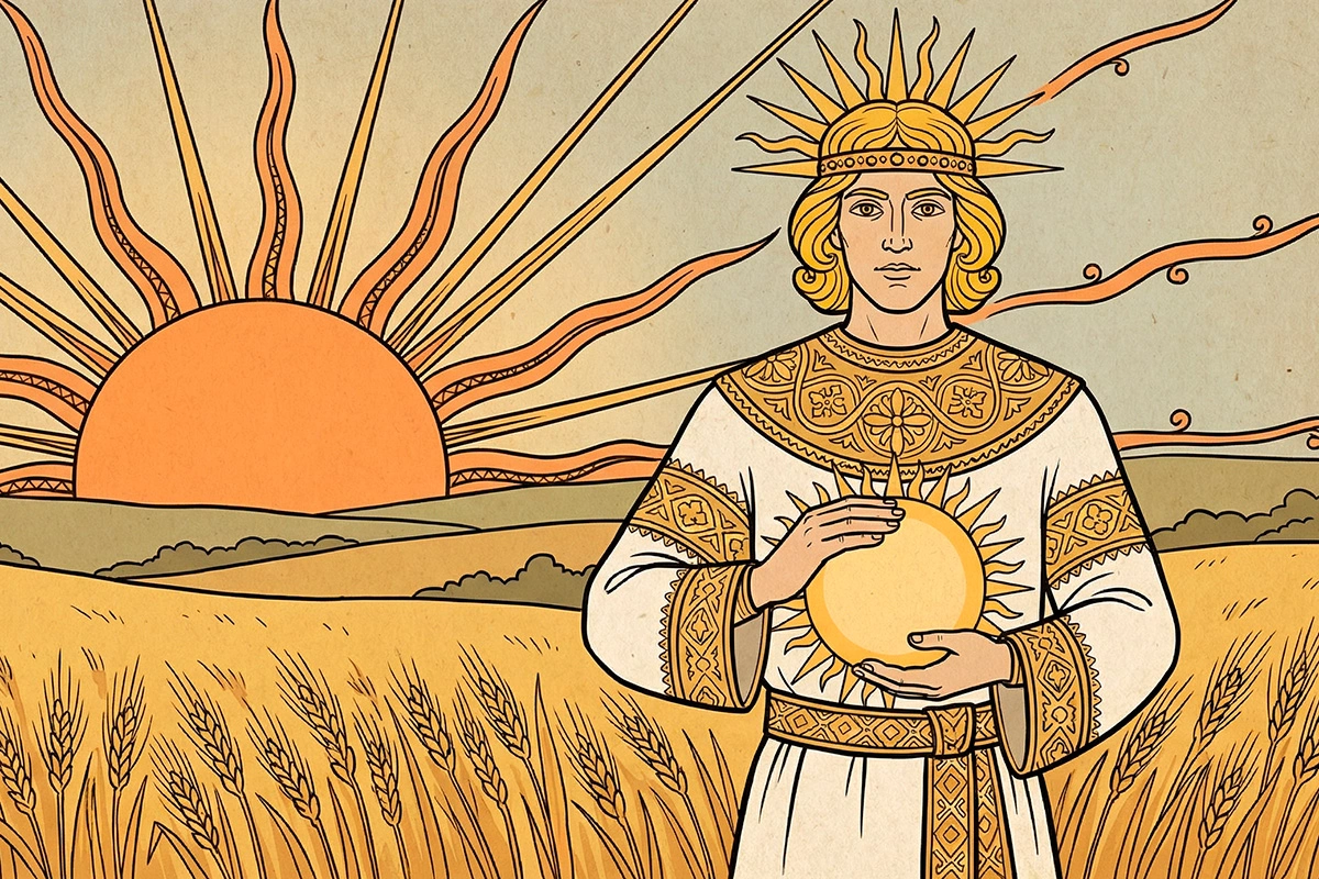 Его имя трактуется как «бог-даятель», что отражает функцию наделения людей богатством и жизненной силой