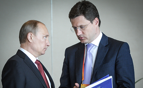 Президент России Владимир Путин и&nbsp;министр энергетики РФ Александр Новак