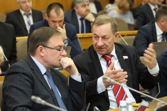 Депутаты Дмитрий Афанасьев и Михаил Ставровский пытаются представить региональную схему обращения с отходами
