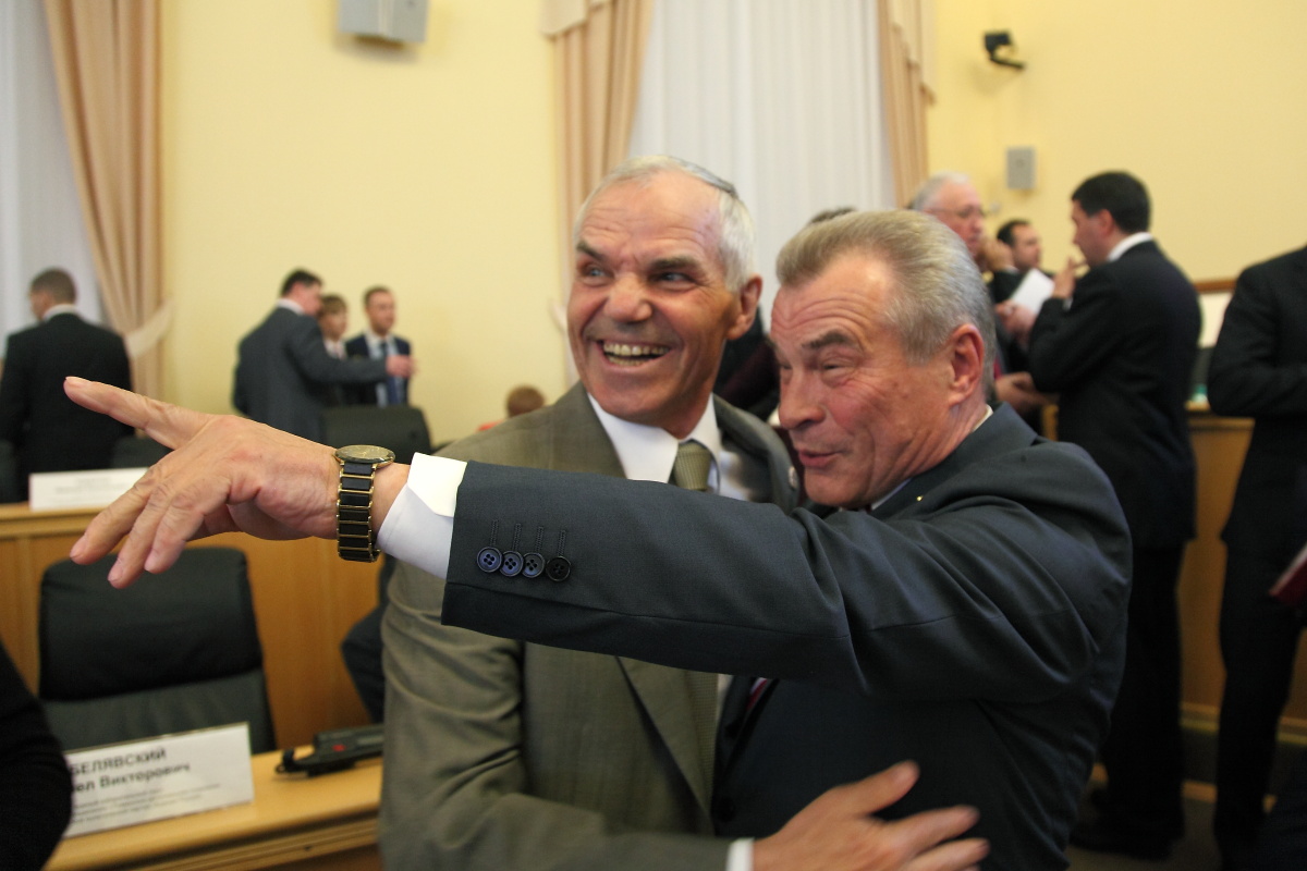 Владимир Ульянов (на снимке &mdash; справа) один из самых эффективных депутатов