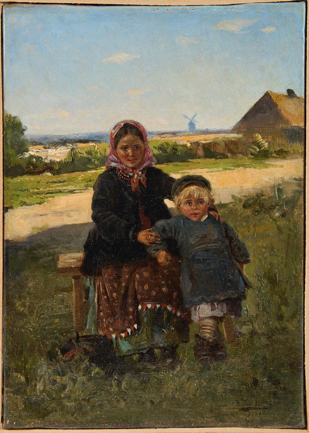 Владимир Маковский, &laquo;Крестьянские дети&raquo;,&nbsp;1881
